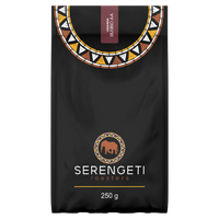 Serengeti Roasters Bugisu AA Coffee Beans – Uganda Single Origin Medium-Dark Roast with Fudge and Chocolate Notes.