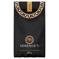 Serengeti Roasters Yirgacheffe single-origin coffee from Ethiopia – light roast with jasmine, red berry, citrus, peach and lemon tea notes.
